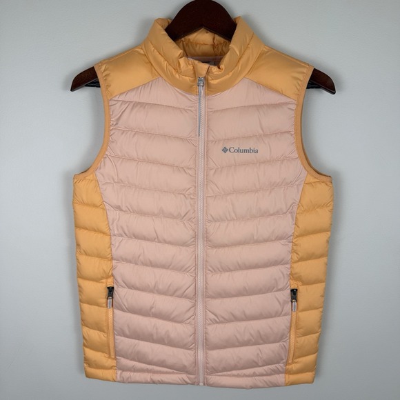 Columbia Girls Youth Slope Edge Vest Orange Size L (14-16) EUC - Picture 1 of 13